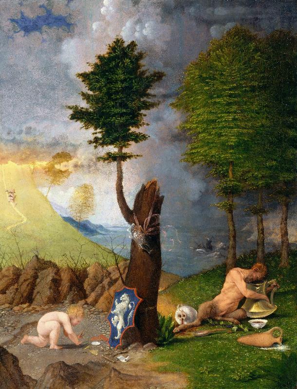 Lorenzo Lotto Allegory of Virtue and Vice France oil painting art